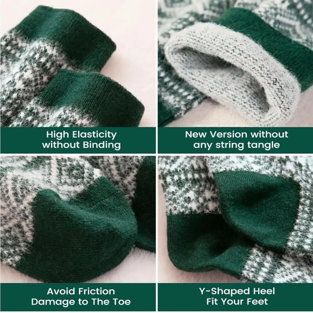 Warm wool winter socks